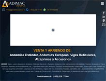 Tablet Screenshot of andamiosadimac.cl